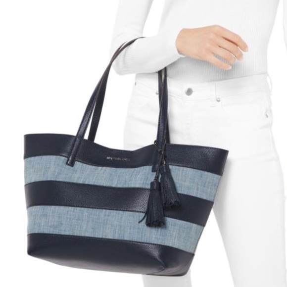 michael kors denim bag macys